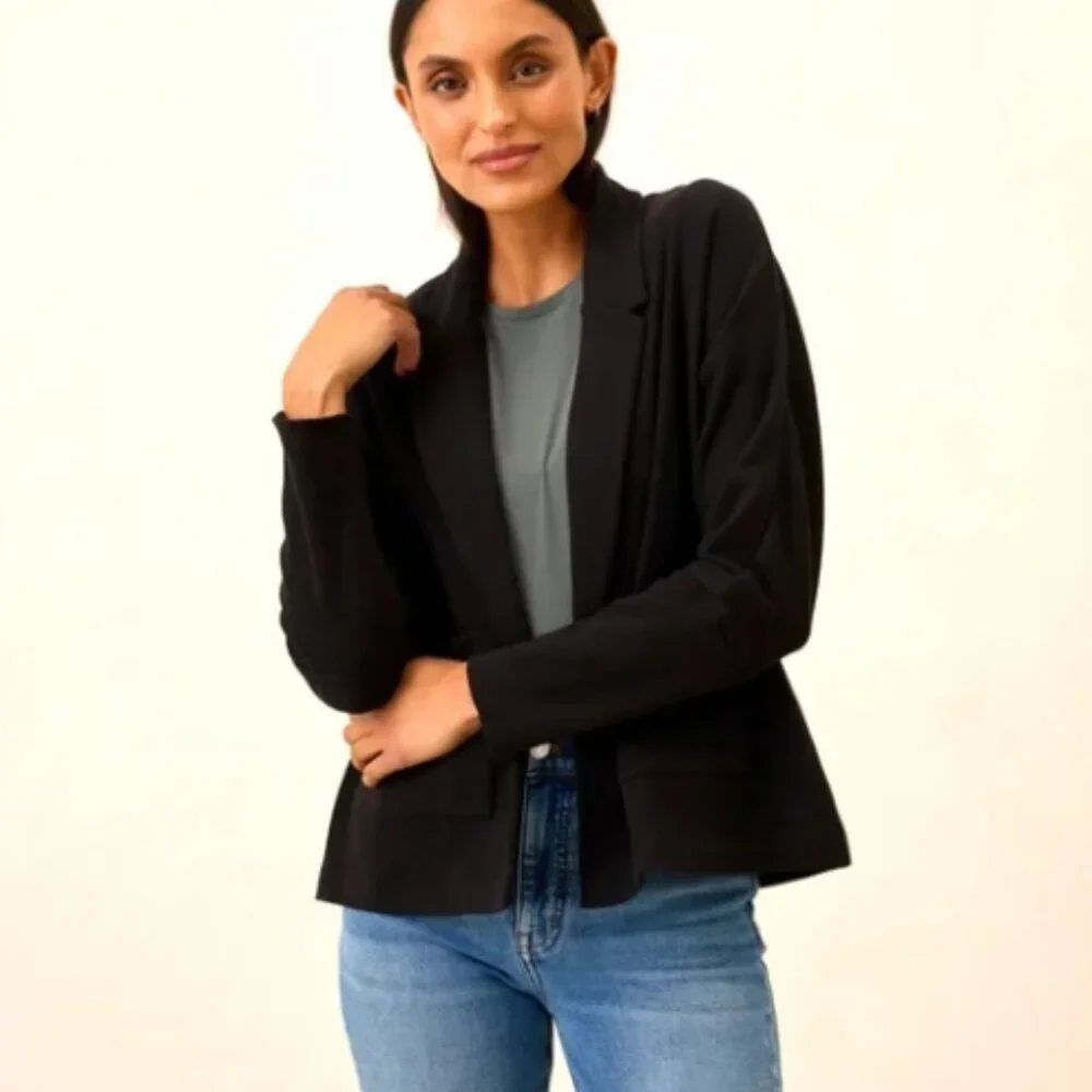 Pact Relaxed Airplane Jacket Black - Picture 2 of 6